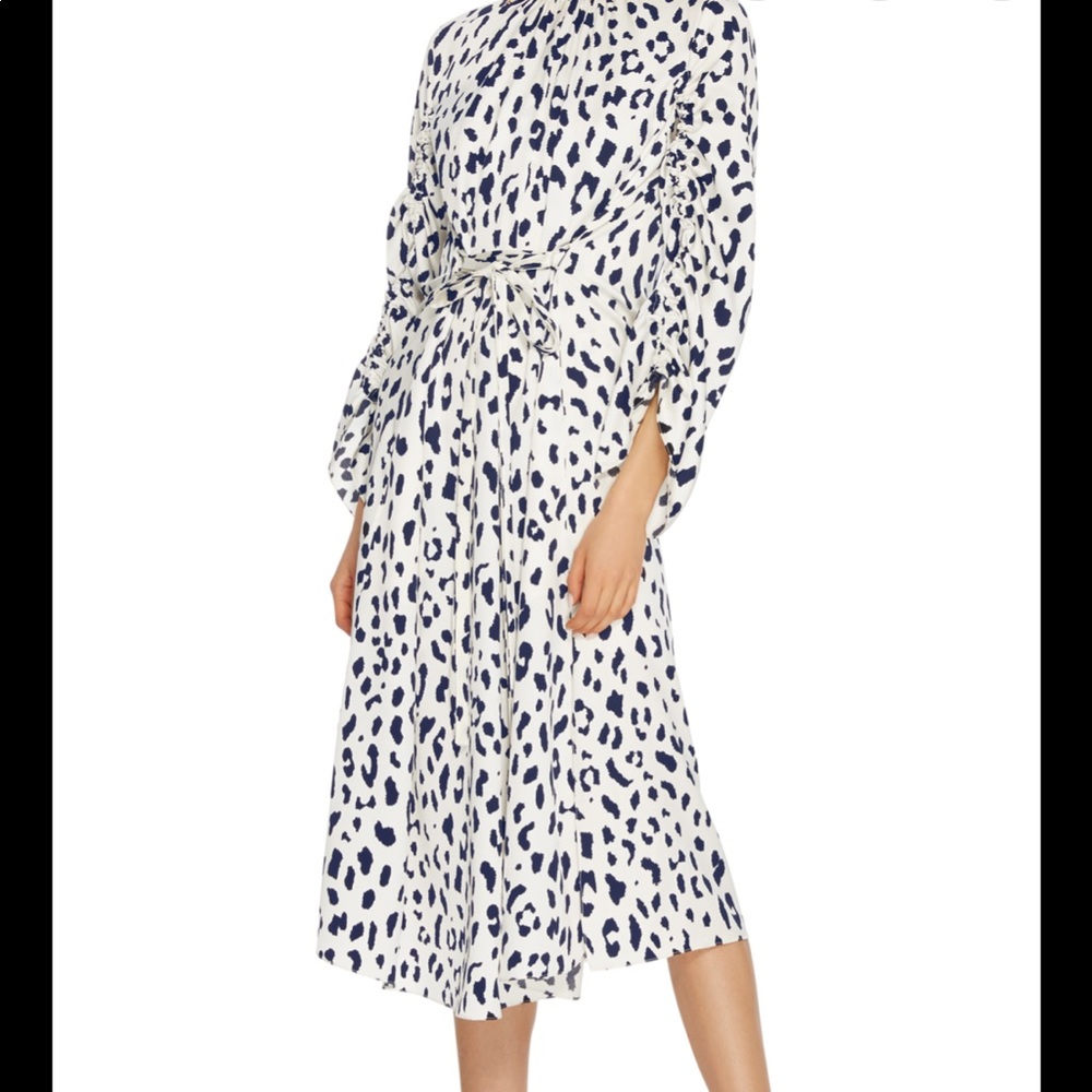 Tibi leopard print dress